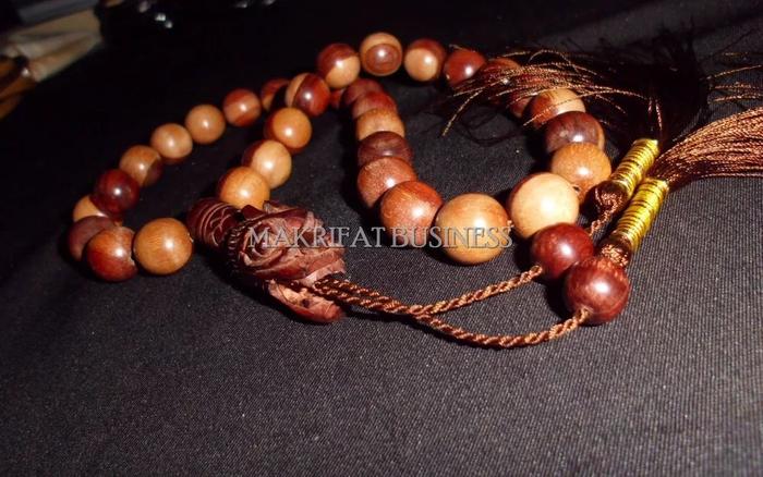 Tasbih KAYU GALIH NAGASARI Kepala Naga 33 Biji 15 mm by