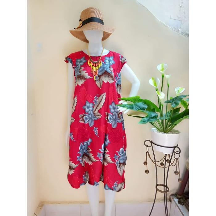 DRESS BAYGON POLOS khas BALI (Real Foto)