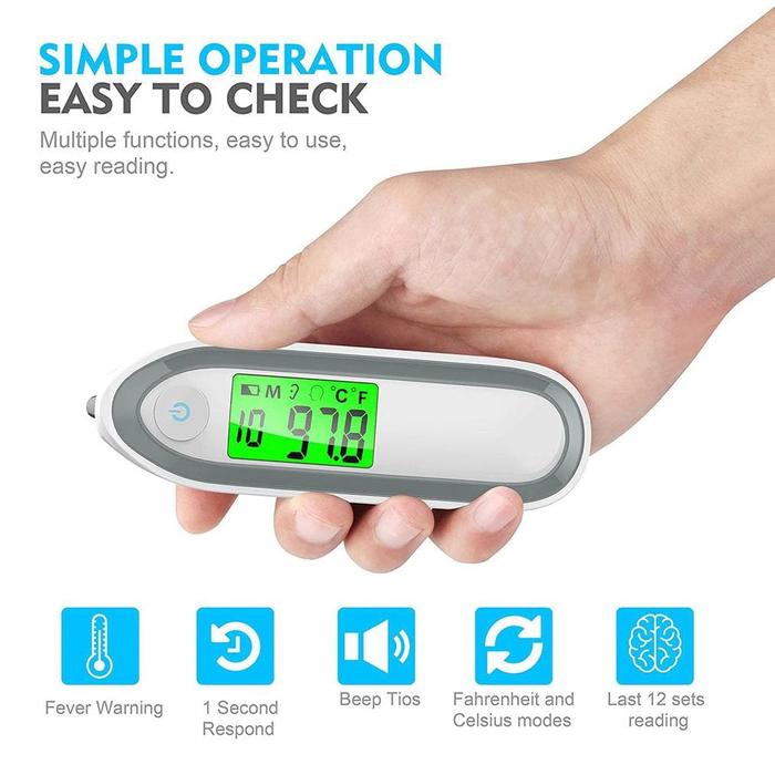 Terbaru Recordable Termometer Anak Bayi Infrared Digital