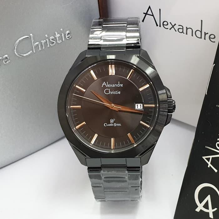 Alexandre Christie 8596MD / AC8596 FullBlack Original & Garansi