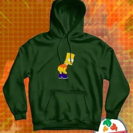 Jaket Hoodie Bart Simpsons