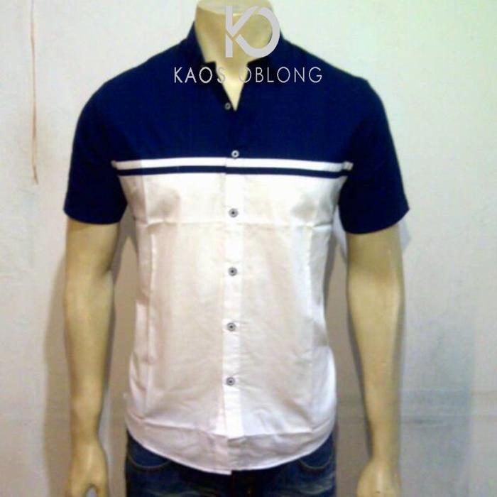 Kemeja Pria SYL 06149 slimsize M Zucchini import tangan pendek COD