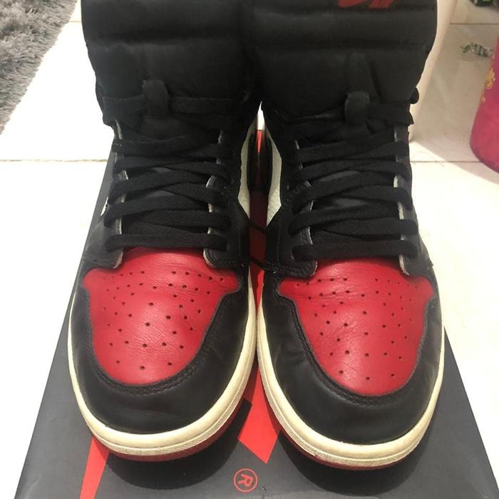 Nike Air Jordan 1 Bred Toe size 46