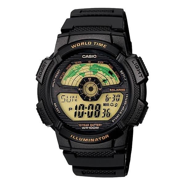 JAM TANGAN PRIA CASIO PETA DIGITAL ORIGINAL GARANSI 1TH
