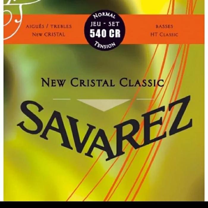 Savarez 540 CR - New Crystal Classic (Senar Gitar Akustik Nylon Savare