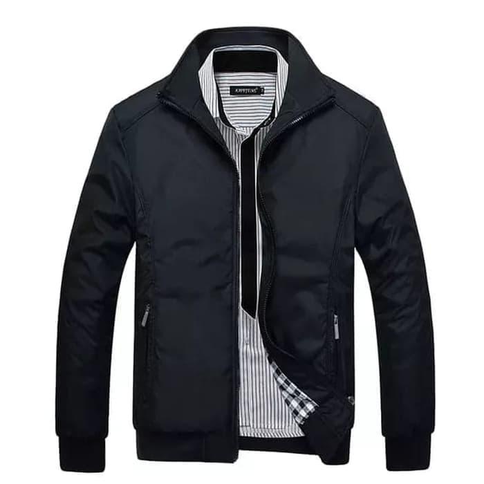 JAKET PRIA BOMBER SMITH / JAKET BOMBER HARRINGTON SMITH / KASUAL PRIA