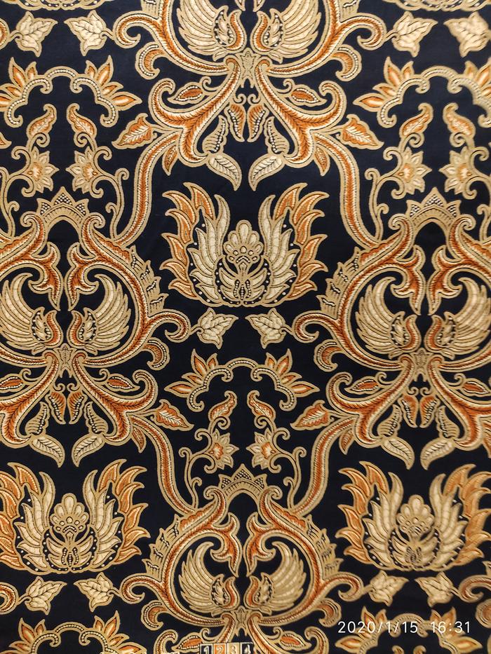 Kain Batik Katun Batu Raden 1127 Var2 Hitam Coklat