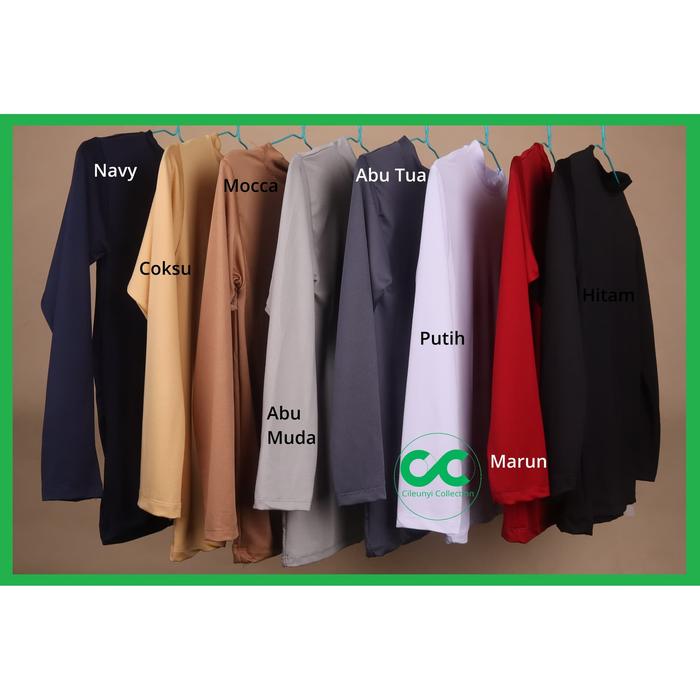 Manset Mangset Polos Atasan Daleman Gamis Spandek Ballon Bahan Lembut Adem Nyaman Untuk Wanita Dalam