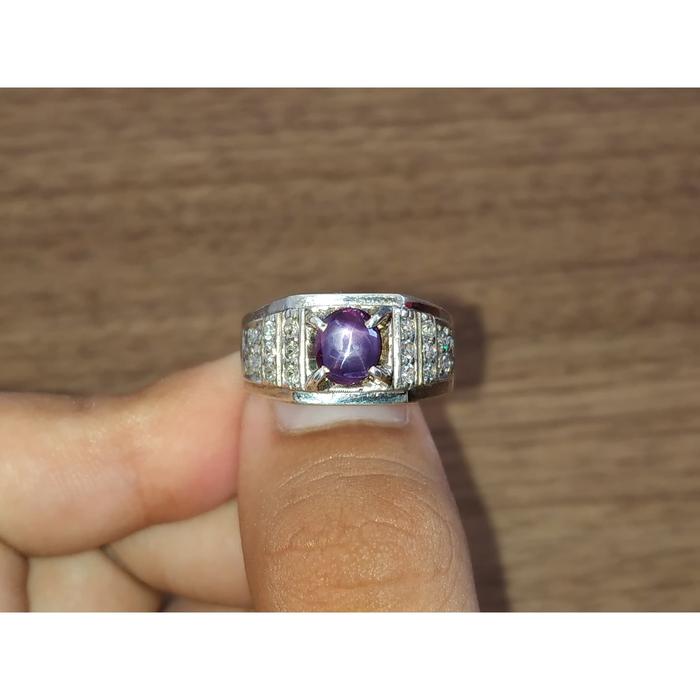 Natural Purple Star Sapphire Sri lanka No Heat 1,69 cts