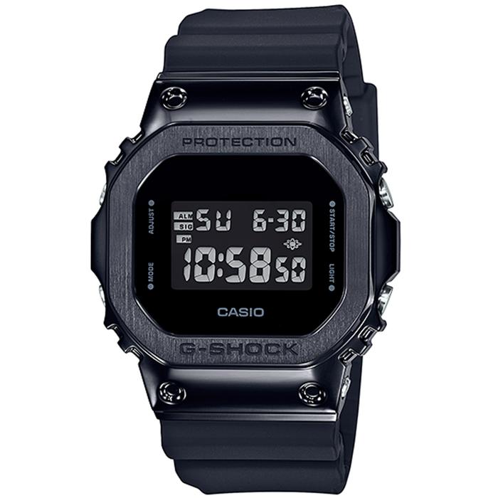 JAM TANGAN PRIA CASIO G-SHOCK ORIGINAL METAL COVERED DIGITAL HITAM RESIN GM-5600B-1D CASIO G SHOCK G