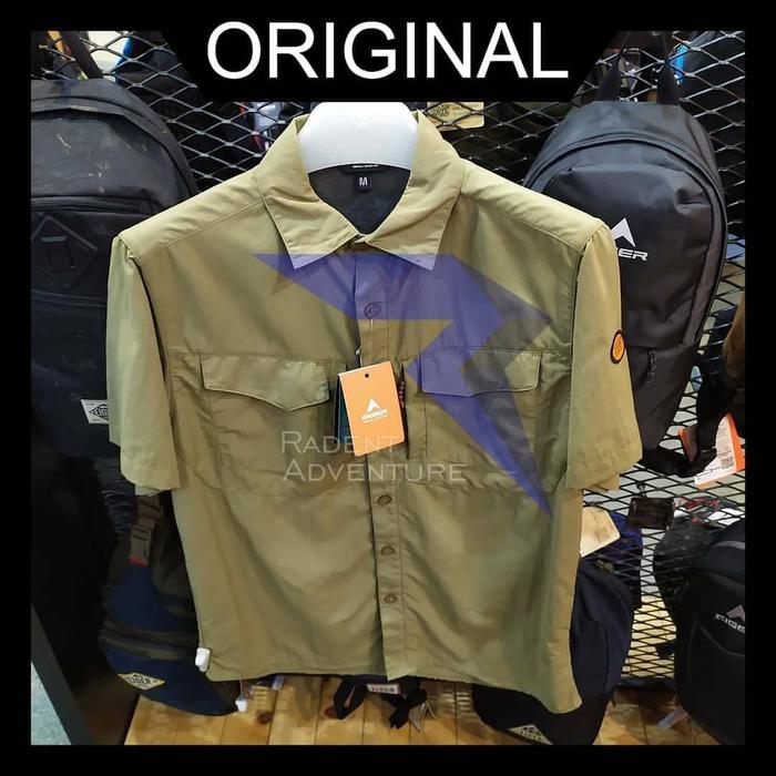 Kemeja Eiger Taboyan SS MT 1.1 Shirt Brown Coklat 91000 4761 Original