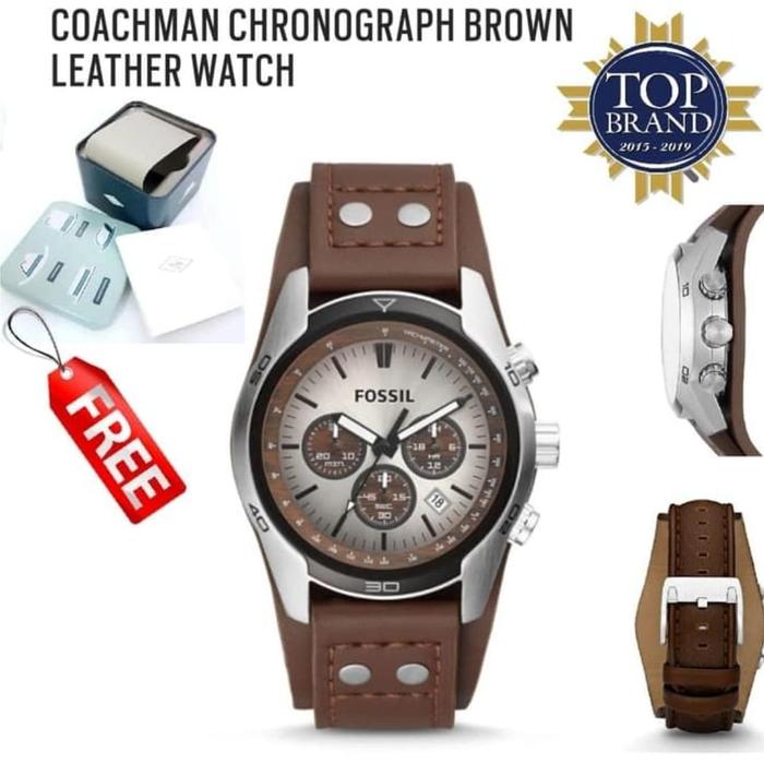 Jam Tangan Pria Merek Fossil Original 100% Fullset Type CH 2565