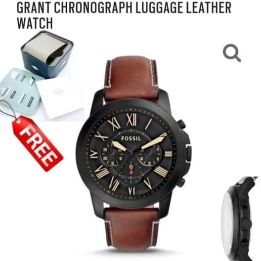 Jam Tangan Pria Merek Fossil Original 100% Fullset Type FS 5241