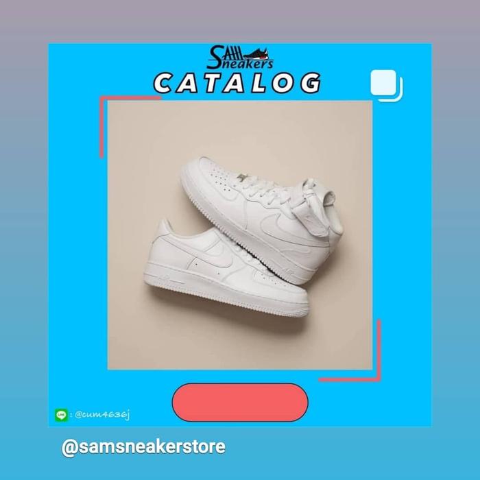 Nike Air Force 1 Triple White MID LOW RESTOCK! 100% original authentic
