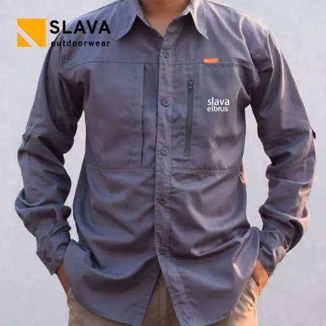 Slava Kemeja Outdoor Elbrus Vol 1.0 - Abu