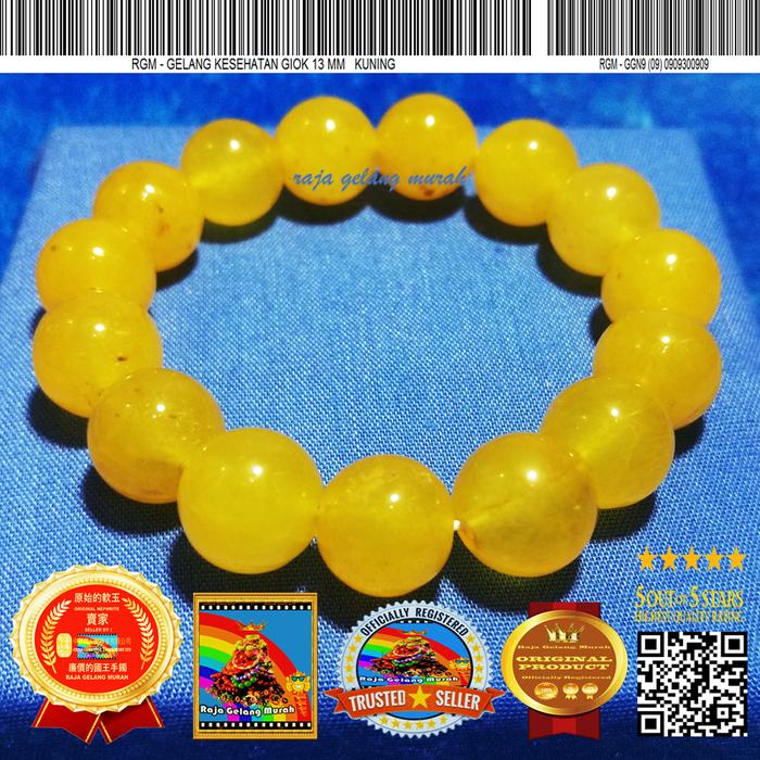 GELANG GIOK ASLI KUNING POLOS