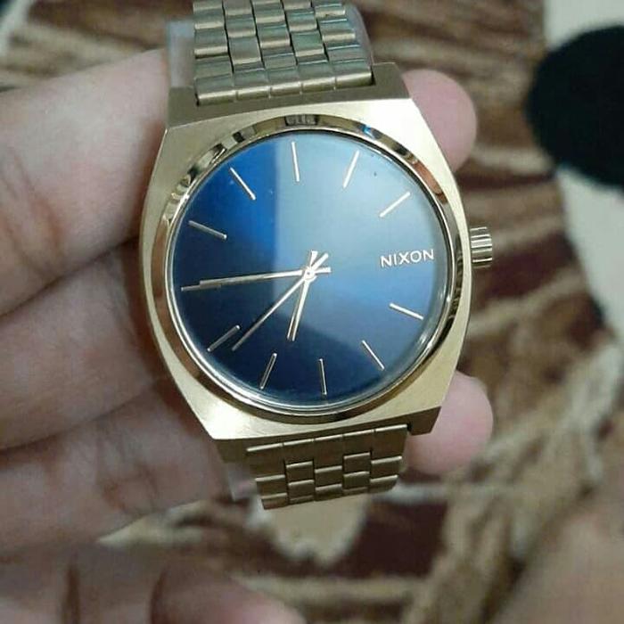 nixon time teller gold