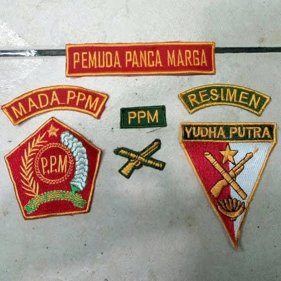 logo bordir baju pdh pemuda panca marga ppm