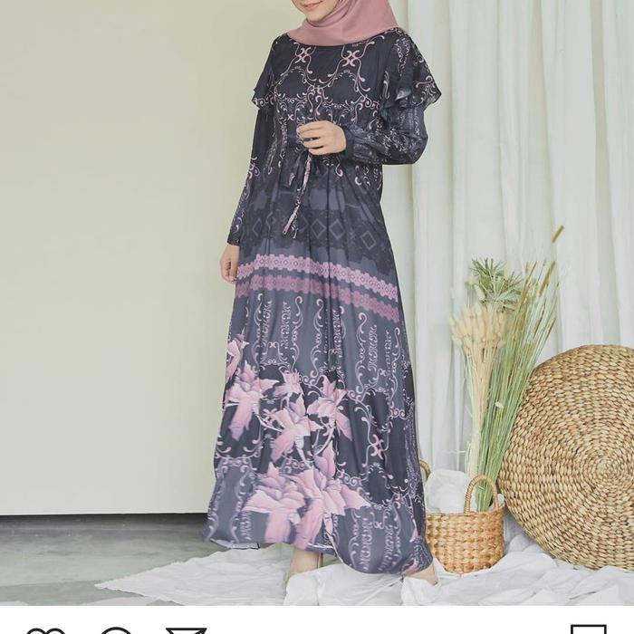 Gamis/Dress Charlote Black sz XL by My Lady
