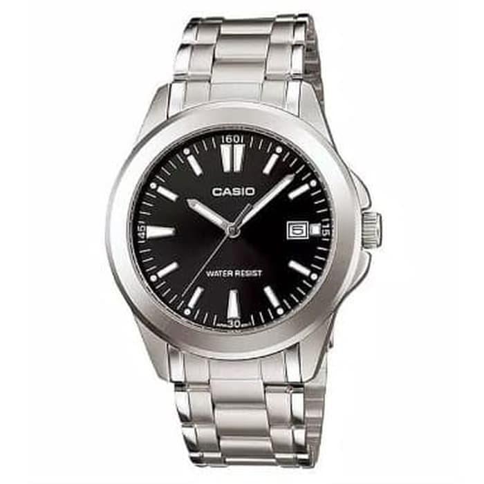 Casio Original Pria MTP-1215A-1A2DF Stainless Steel Strap