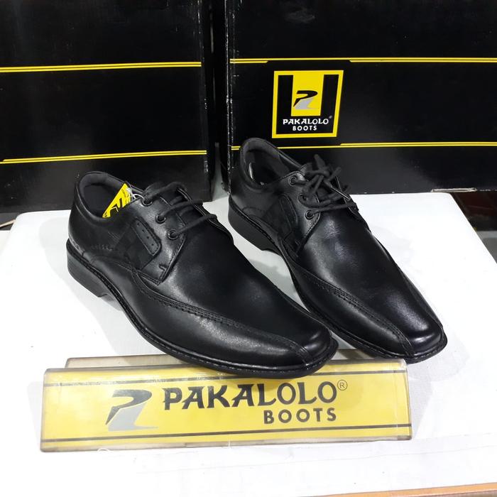sepatu pantofel pria kulit asli Pakalolo N0338 original panyofel tali