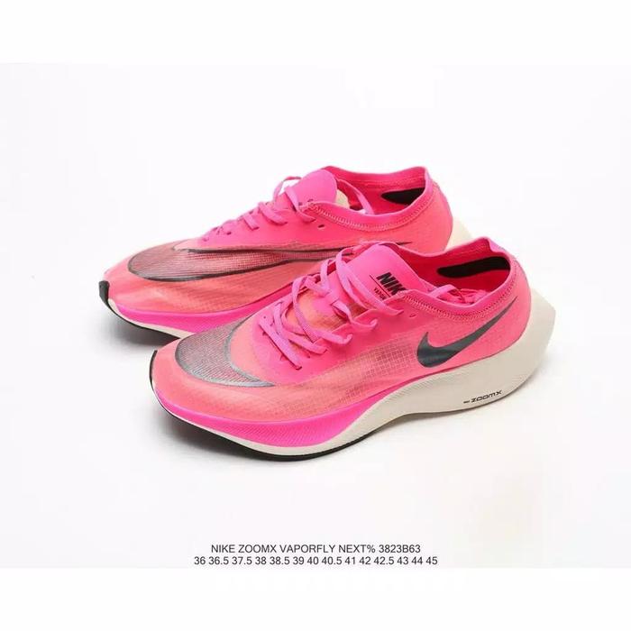 Sepatu Nike ZoomX Vaporfly Next Original Sepatu Wanita Warna Pink