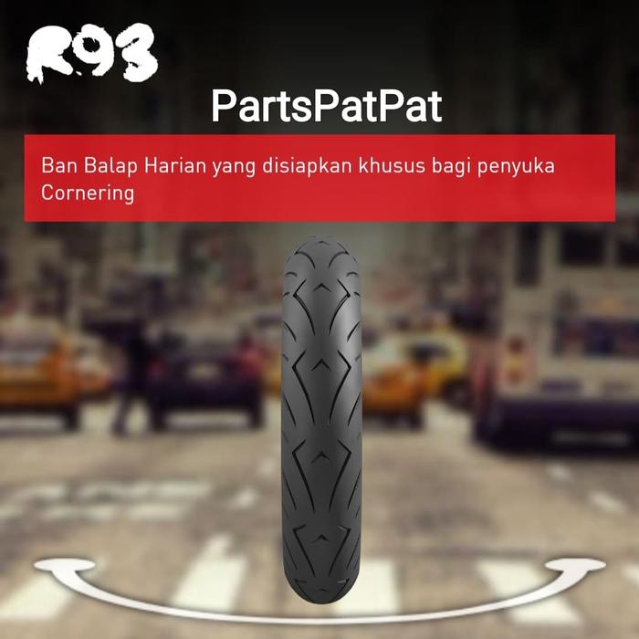 BAN CORSA PLATINUM R93 R 93 1107017 110/70-17 TUBELESS PLATINUM CORSA