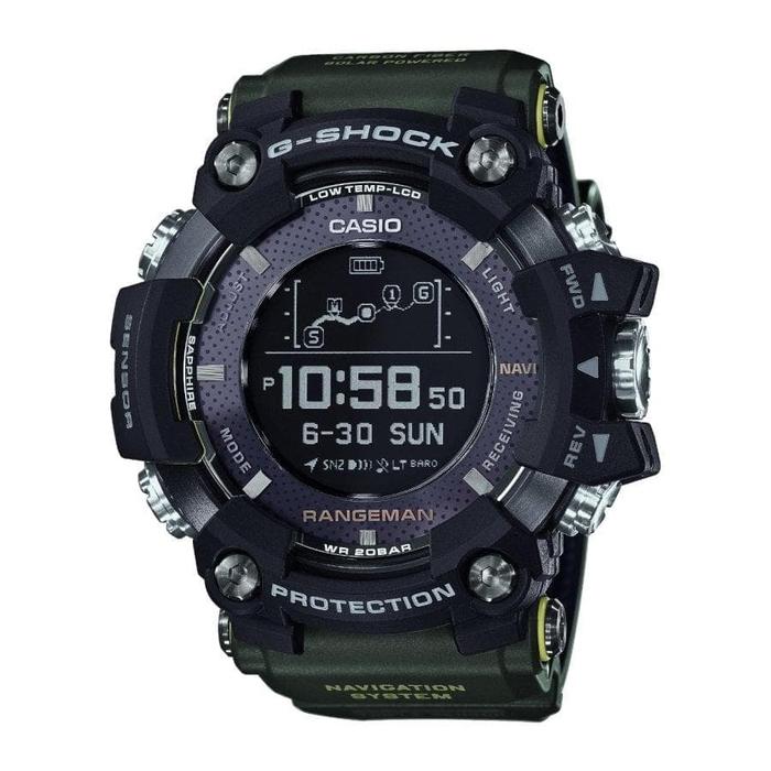 Jam Tangan Pria Merek GShock B1000 Black Carbon 5.0cm Ori BM Fullset