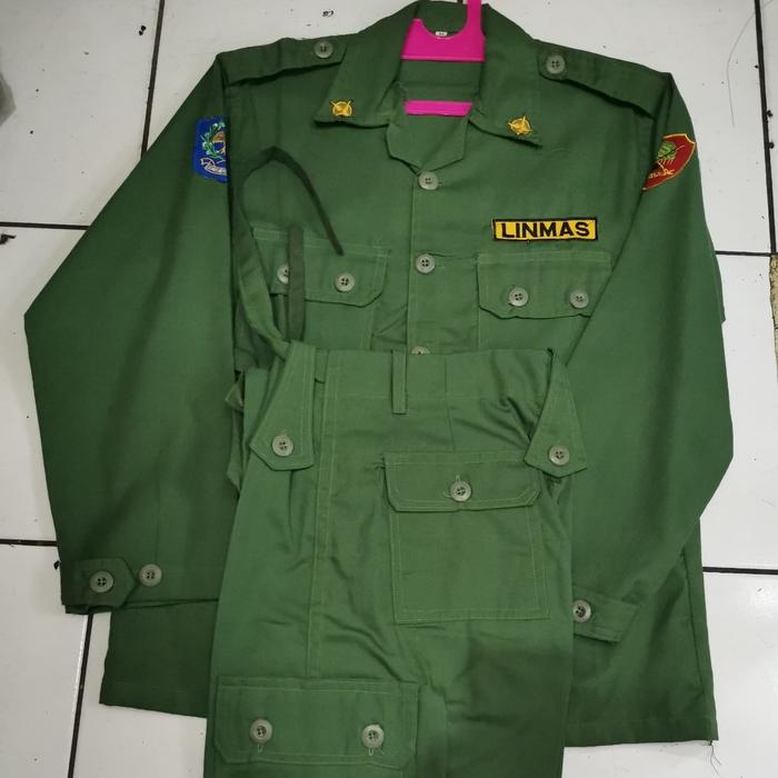 Seragam Linmas/Setelan Linmas/Baju Linmas