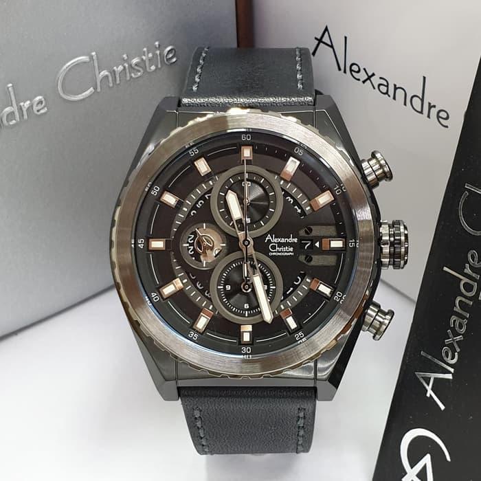 Alexandre Christie 6521MC / AC6521 FullBlack Original & Garansi