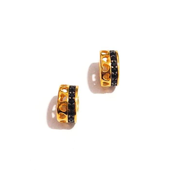 Grosir Liontin Roda brand Lv elegant emas asli Elegan
