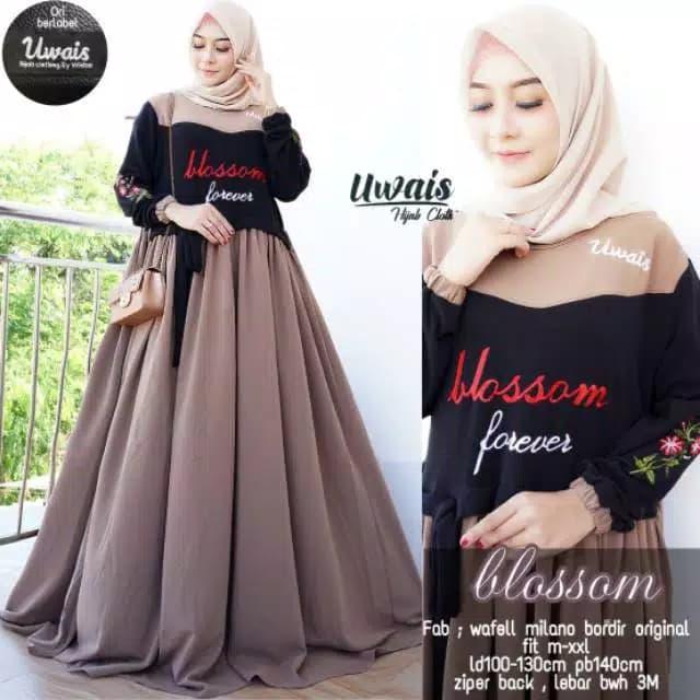 Gamis Wanita Blossom Maxy Original by Uwais