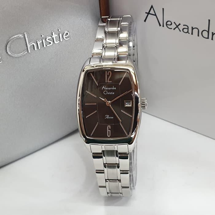 Alexandre Christie 2456LD / AC2456 Silver Black Original & Garansi