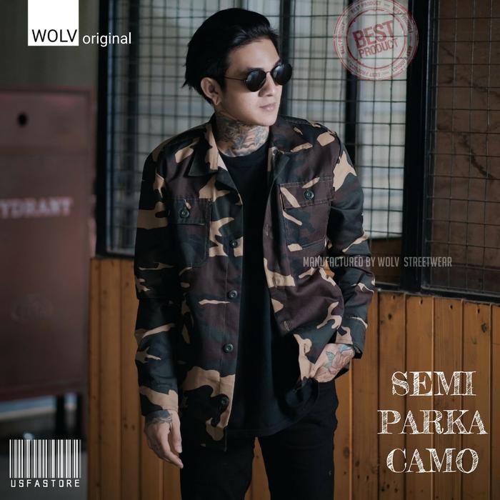 Jaket Field Camo Army Tiger