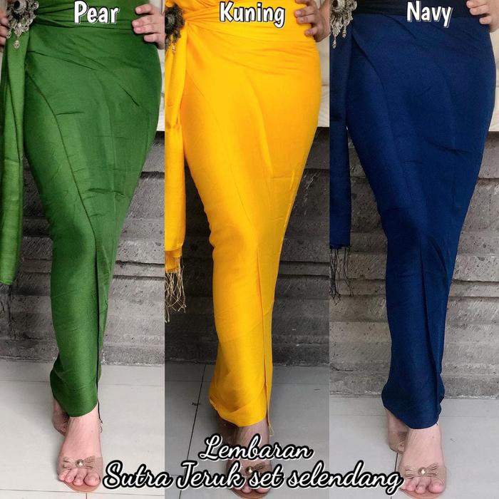 Pakaian Adat Bali Kamen Kain polos Khas Bali