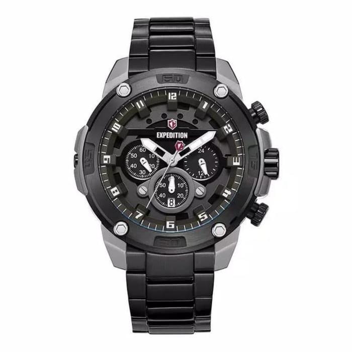 EXPEDITION E6787 / 6787 - JAM TANGAN PRIA ORIGINAL - GREY BLACK