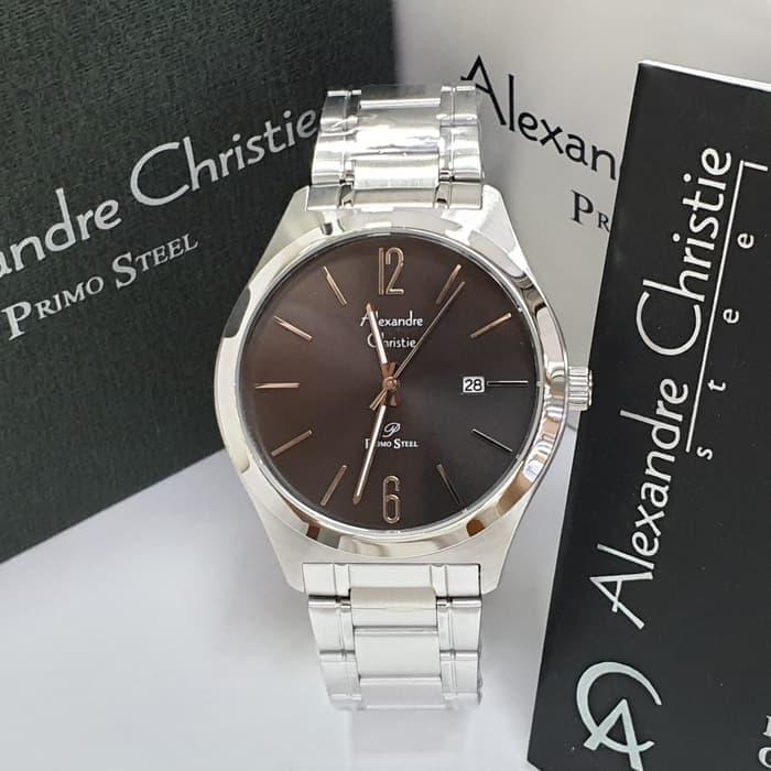 Alexandre Christie 1009MD / AC1009 Silver Black Original & Garansi