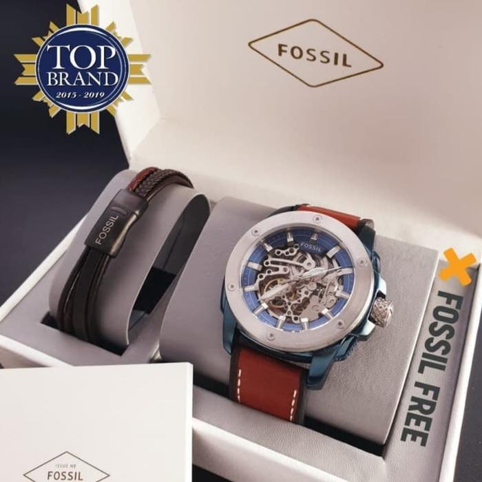 Jam Tangan Pria Fossil Original Fullset Automatic ME 3135 & ME3135