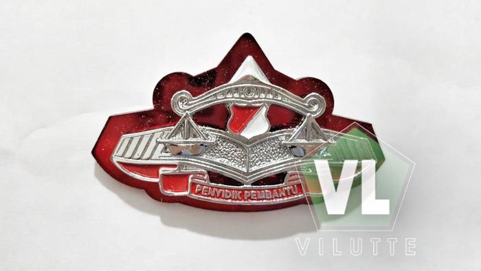 PREMIUM - Brevet Pin Wing Penyidik Pembantu Polri PPNS Mirror