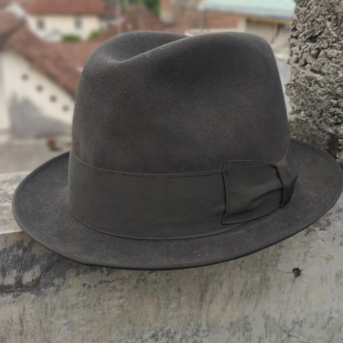 Topi Fedora pria import original model Homburg Germany Size S M L XL