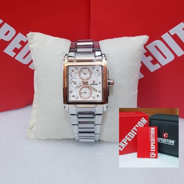 JAM EXPEDITION E 6731 SILVER ROSEGOLD JAM TANGAN EXPEDITION E 6731