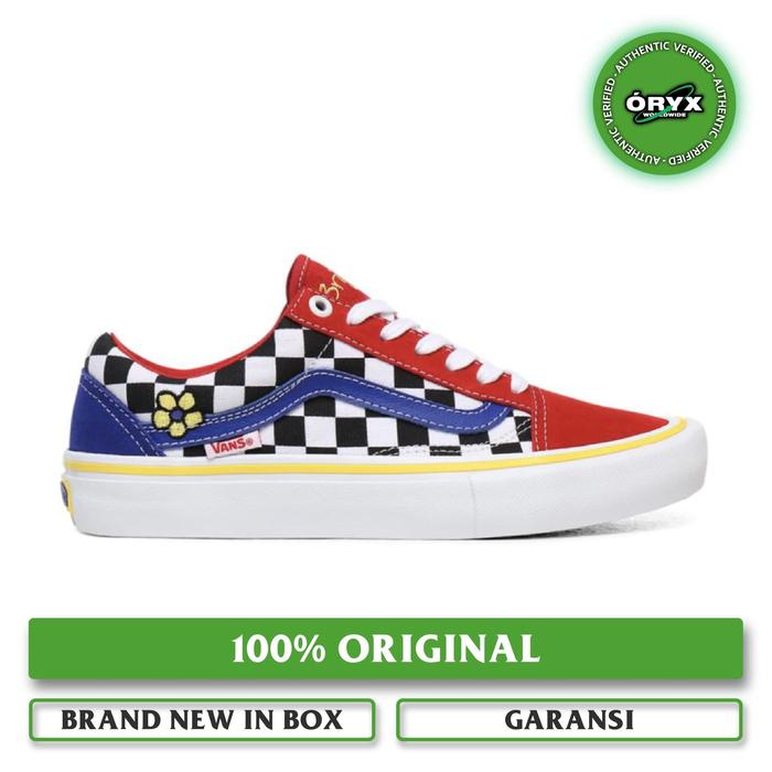 Vans Old Skool Pro (Brighton Zeuner) Red/Checker/Blue