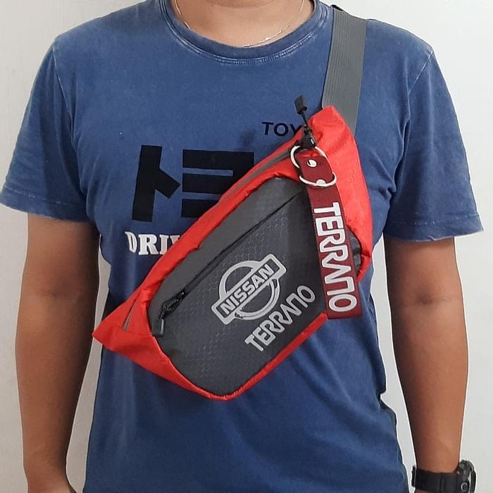 Waistbag NISSAN TERRANO logo produk AZetc Offroad Clothing