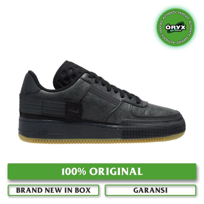 Nike Air Force 1 Type N 354 Black Gum Anthracite