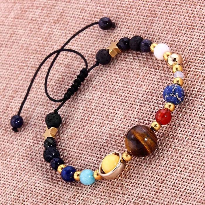 Gelang Galaxy Planet Tata Surya Pria Wanita