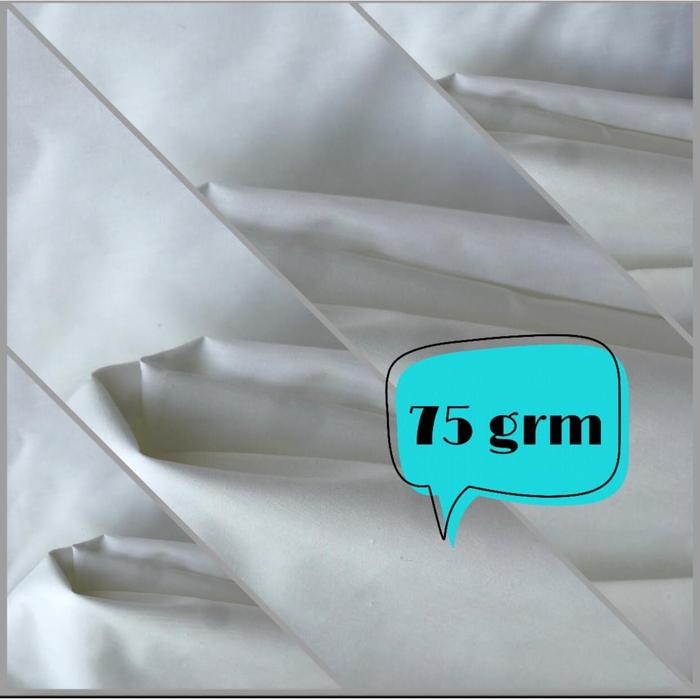 DGT KAIN BLACU / TEXTILE TC DACRON RFD TEBAL 75grm