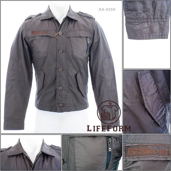 Jaket Parasit Cowok Cardinal Abu Tua M[AA4359]