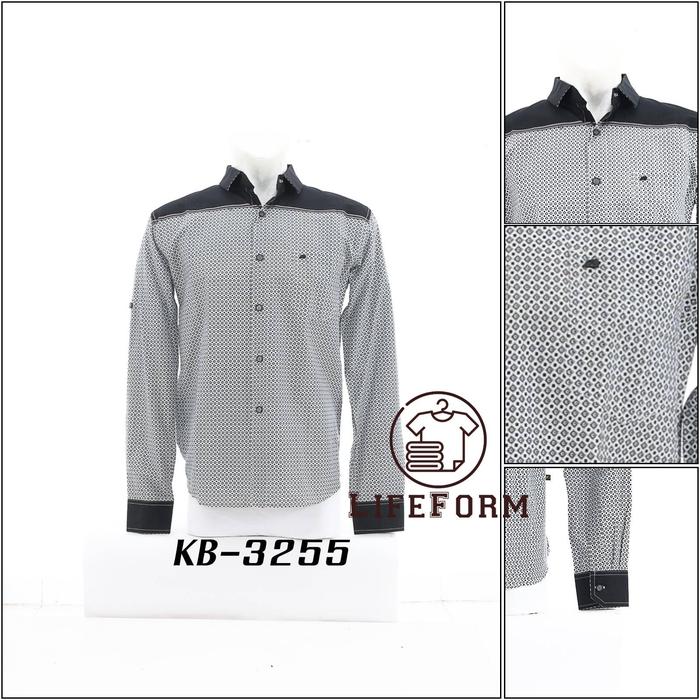 Kemeja Cowok Lengan Panjang Top Ten[KB3255]