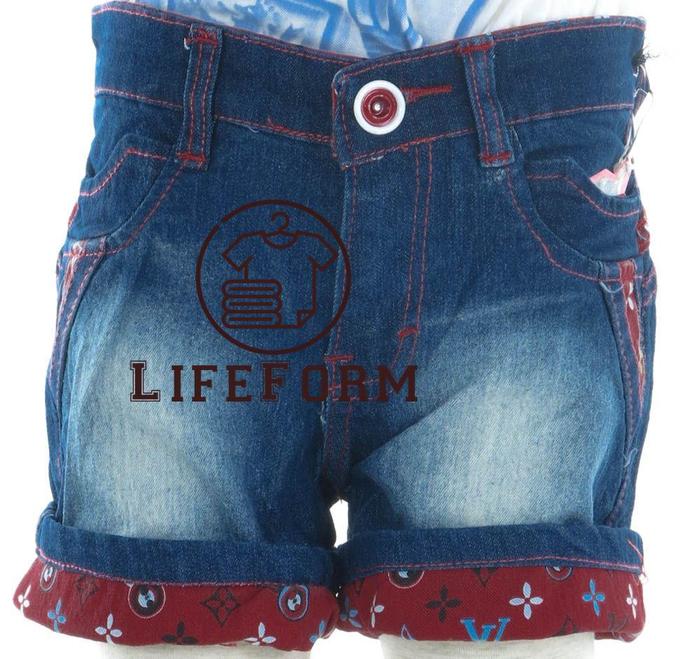 Celana Pendek Jeans Anak Cewek BEAUTY KIDS[SA709]