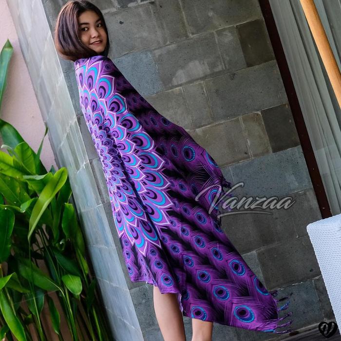 BARU Sarong Pareo Kain Mandala kain pantai Tapestry Merak Mandala Bali